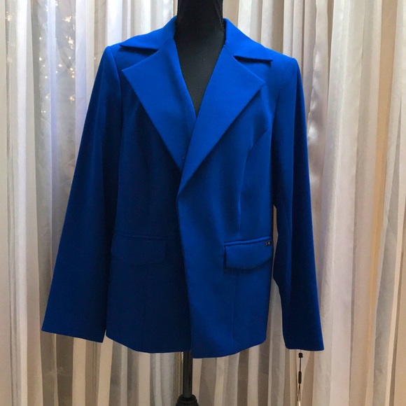 calvin klein royal blue blazer